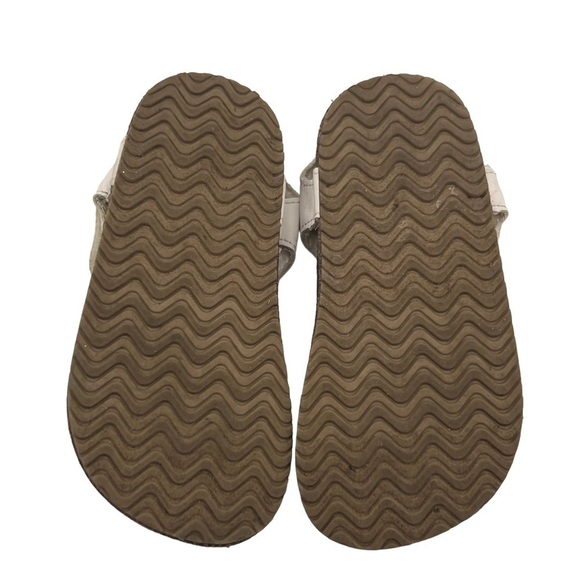 Carter's White Bliss 3 Floral T-Strap Sandals Size 9 Toddler Girl's - Picture 8 of 9